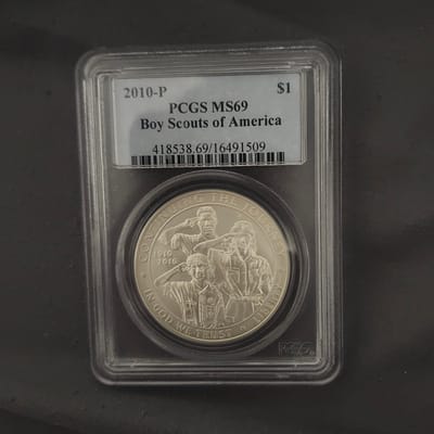 2016 P MS69 Boy Scouts of America Silver Dollar