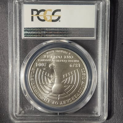2004 P Edison Silver Dollar - additional view