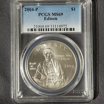 2004 P Edison Silver Dollar
