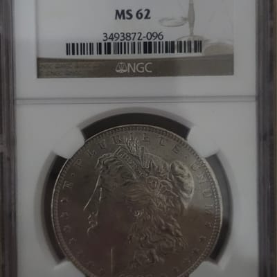 NGC MS62 1883 O Silver Morgan Dollar