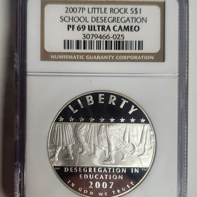 2007 P Little Rock Silver Dollar PF69 UC