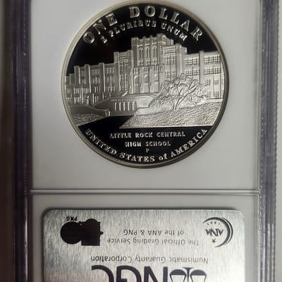 2007 P Little Rock Silver Dollar PF69 UC - additional view