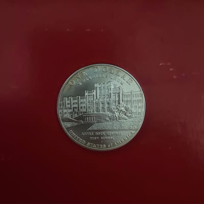 2007 P Little Rock Desegregation Silver Dollar - additional view