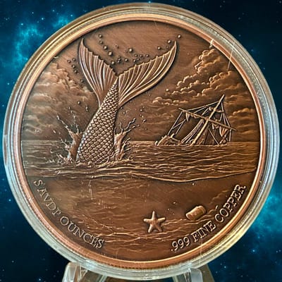 READ DESCRIPT- (100)-5 oz Copper SIRENS REVENGE - additional view