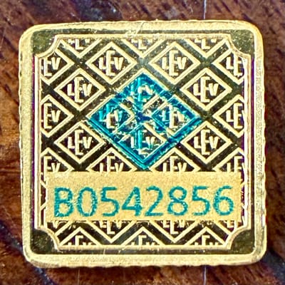 1 gram GEIGER GOLD BAR - additional view