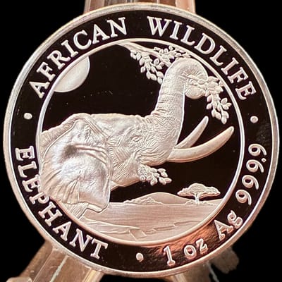 2023-1 oz SILVER SOMALI ELEPHANT 