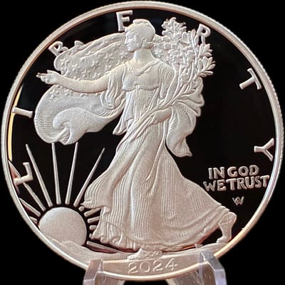 2024-S PROOF AMERICAN SILVER EAGLE 1 oz SILVER