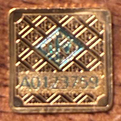 1 gram GEIGER GOLD BAR - additional view