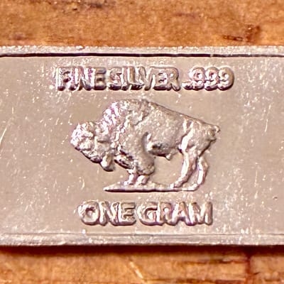 1 G SILVER BUFFALO ART BAR - additional view