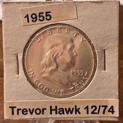1955 SILVER BENJI HALF