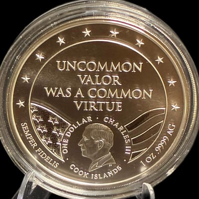 2024 1 oz SILVER IWO JIMA USMC - additional view