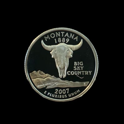 SILVER PROOF US STATE/US TERRITORY QUARTER