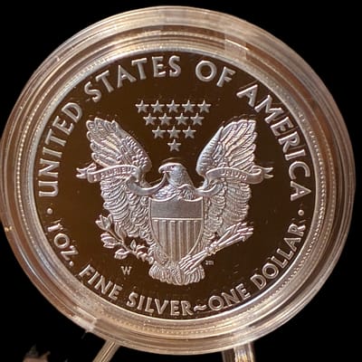 PROOF SILVER EAGLE-2012-West Point 1 ozt