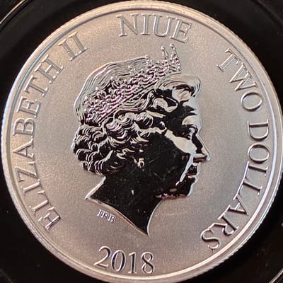 2018 NIUE DARTH VADER BY NEW ZEALAND MINT - additional view
