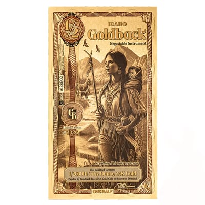  2026 IDAHO 1/2 Goldback