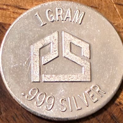 1 G SILVER SMILE FACE - additional view