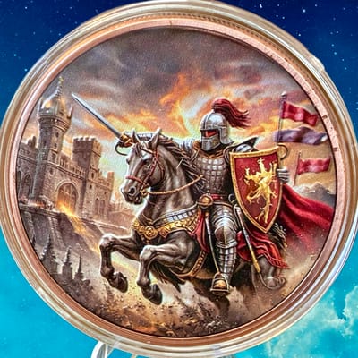 5 oz Colorized Copper KNIGHTS OF THE REALM