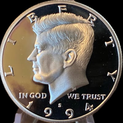 SILVER US JFK PROOF HALF DOLLAR-1992-2007 - additional view