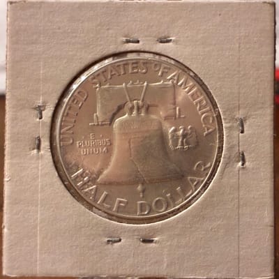 1955 SILVER BENJI HALF - additional view