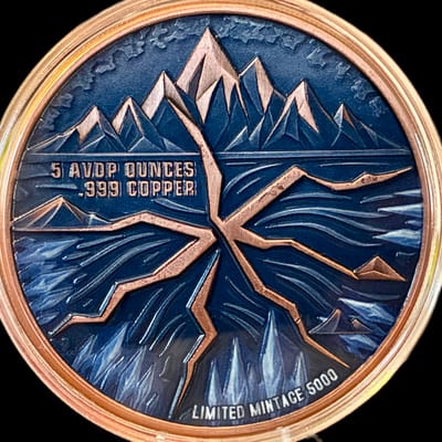 5 oz Copper Winter’s  Embrace  - additional view