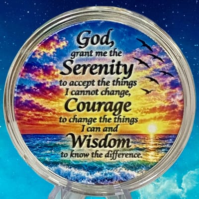 SERENITY PRAYER 1 oz COPPER ROUND