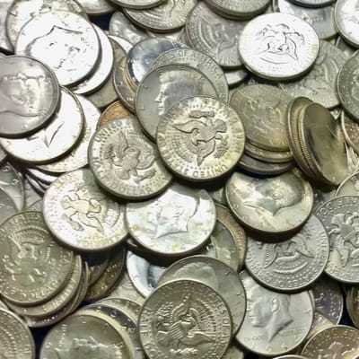 1964 JFK HALF DOLLARS 90% SILVER