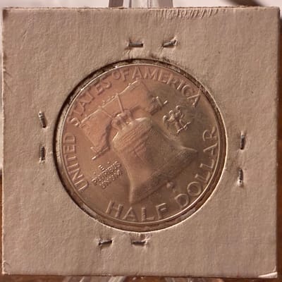 1955 SILVER BENJI HALF - additional view