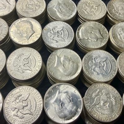 1964 JFK HALF DOLLARS 90% SILVER - additional view