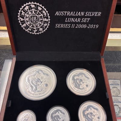 🔥MAKE OFFER🔥 2012 YEAR of the DRAGON SILVER SET