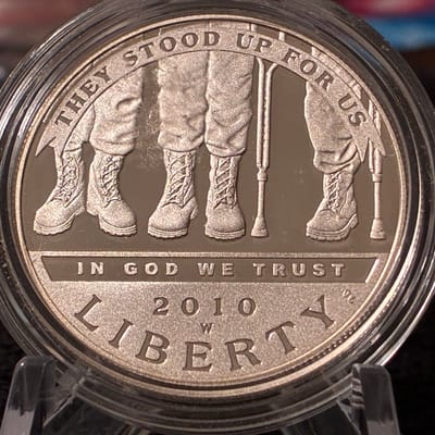 2010 DISABLED VETERANS US COMMEMORATIVE DOLLAR