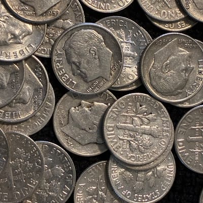 🔥 BELOW MELT 🔥 $1 FACE VALUE RANDOM 90% SILVER - additional view