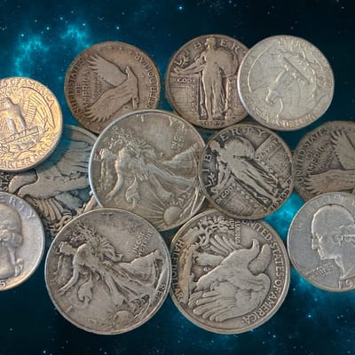 🔥 BELOW MELT 🔥 $1 FACE VALUE RANDOM 90% SILVER