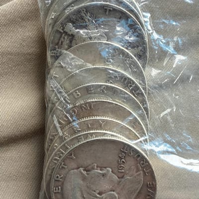 $5 FACE VALUE RANDOM HALF DOLLARS 90% SILVER