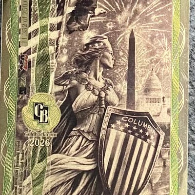 2026 WASHINGTON DC GOLDBACK *LIMITED EDITION*