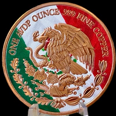 FULL TUBE 1 oz COPPER COLOR LIBERTAD - additional view