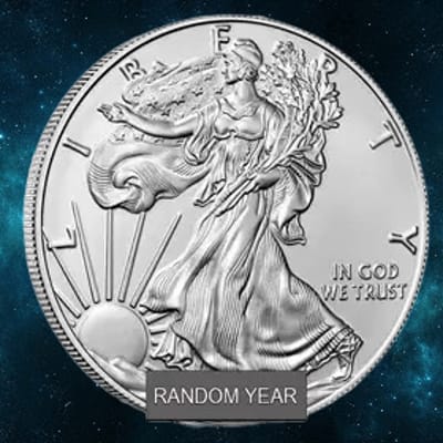 SILVER EAGLE RANDOM YEAR VARIED CONDITION
