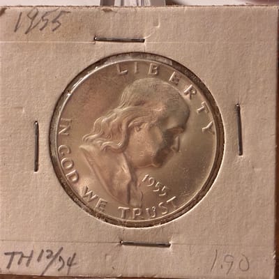 1955 SILVER BENJI HALF