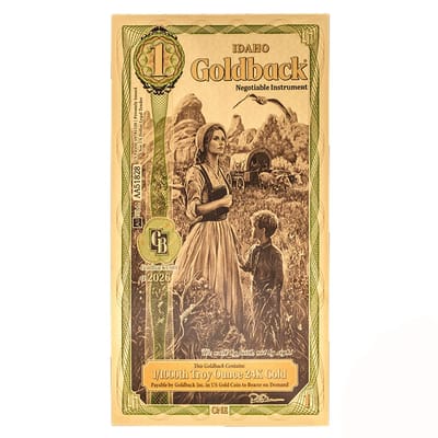 2026  IDAHO 1 Goldback