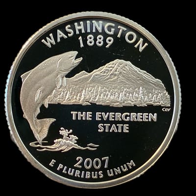 SILVER PROOF US STATE/US TERRITORY QUARTER - additional view