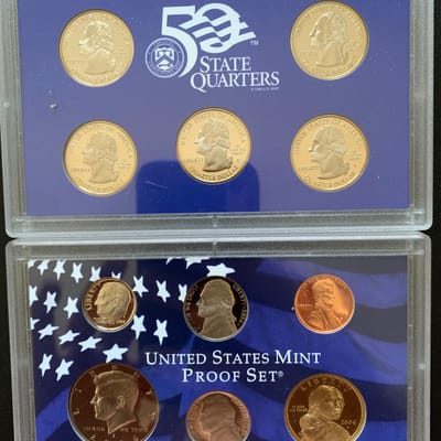 2004 P and D State Quarter 10 Coins from US Mint 
