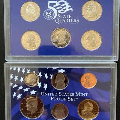 2004 P and D State Quarter 10 Coins from US Mint 