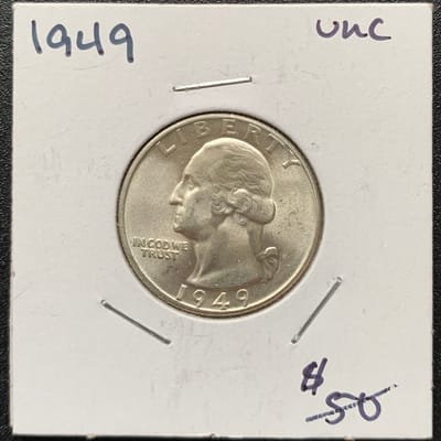 1949 Washington Quarter