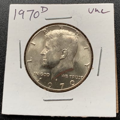 1970 D Kennedy Half Dollar