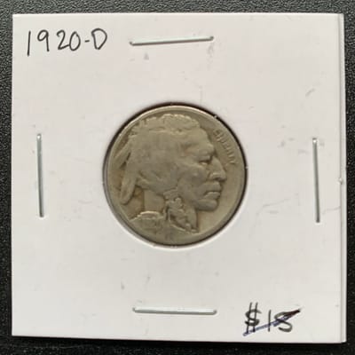 1920 D Buffalo Nickel