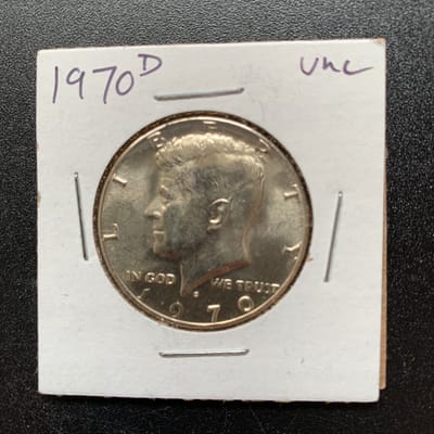 1970 D Kennedy Half Dollar - Uncirculated