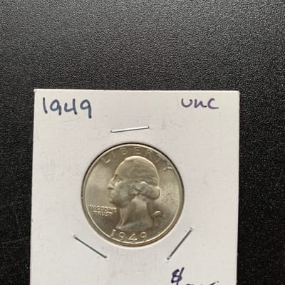 1949 P Quarter - Uncirculated 