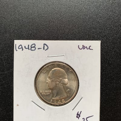 1948 D Quarter - Uncirculated 