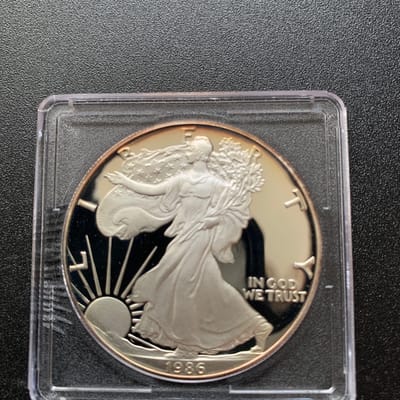 First Year 1986 Silver Eagle Proof