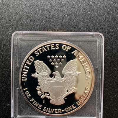 First Year 1986 Silver Eagle Proof - additional view