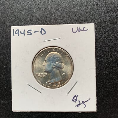 1945 D Quarter - Uncirculated 